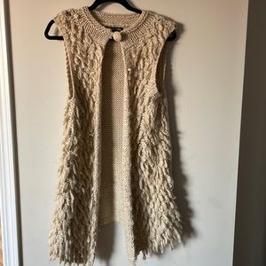 Nordstrom purchased wool sweater long vest